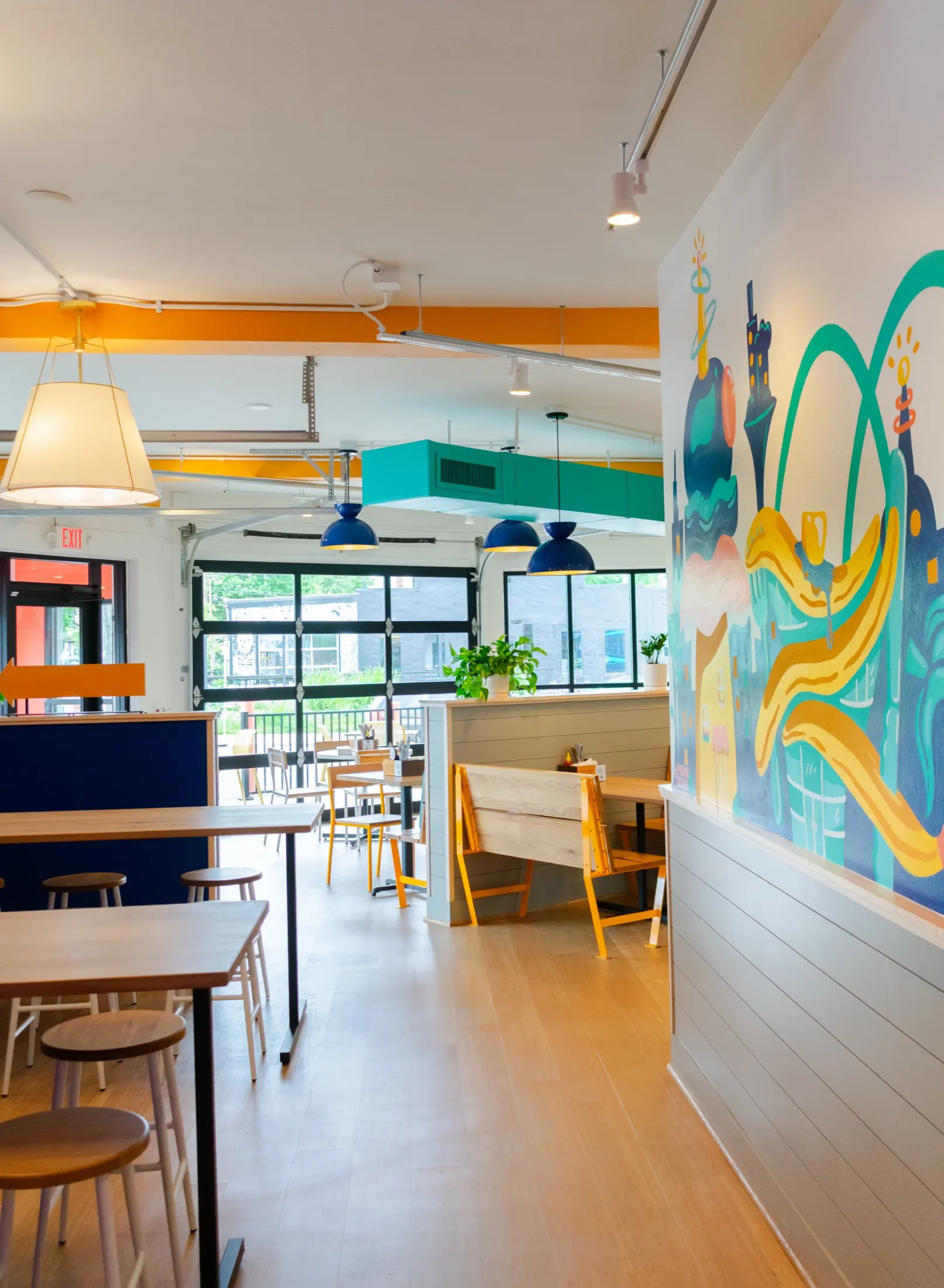 Biscuit Belly restaurant buildout detail by McKee Giuliani Builders